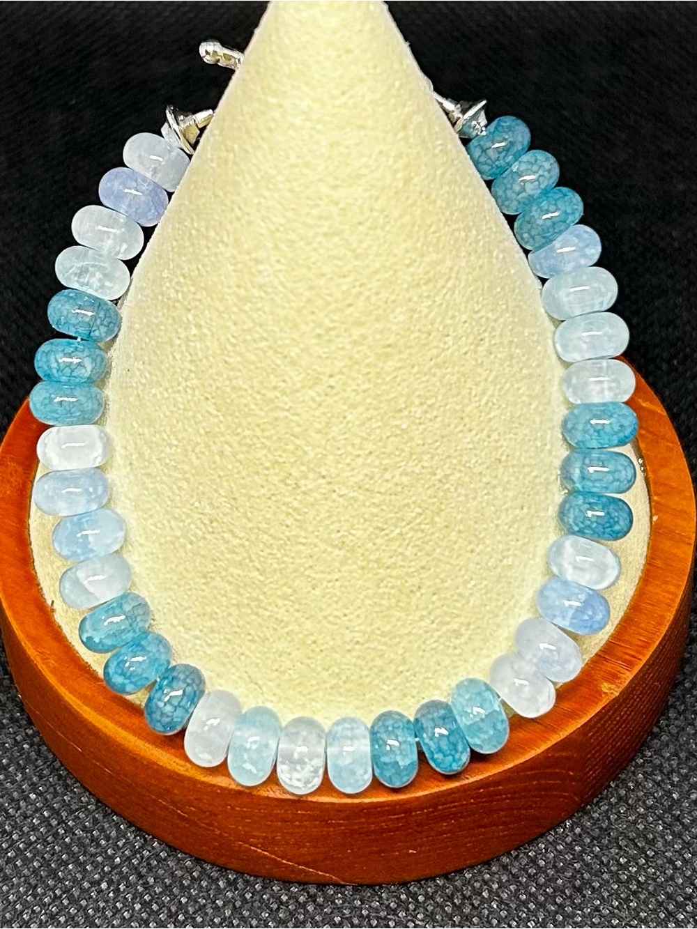 Blue Beaded Bracelet